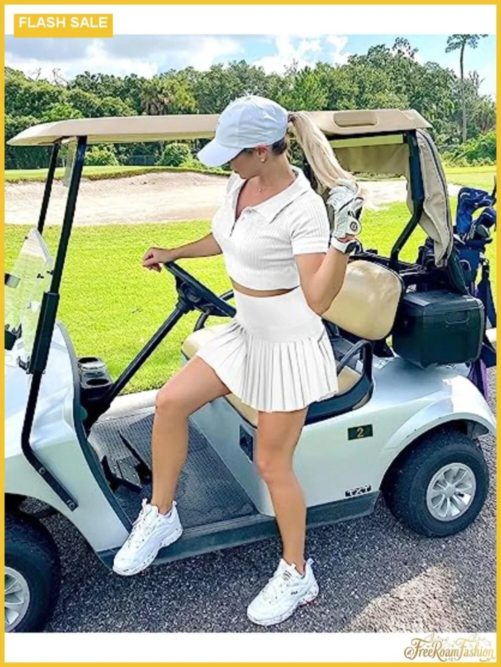 JoyGirl Pleated Tennis Skirt High Waist Golf Skort